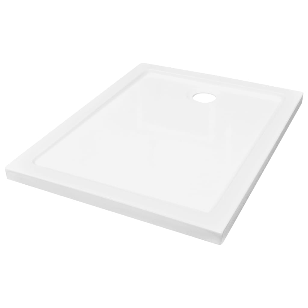 Shower Base Tray ABS White 70x90 cm