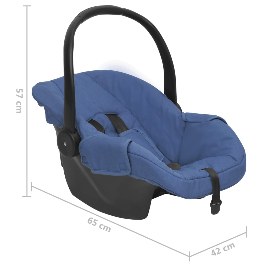 Siège d'auto pour bébé Bleu marine 42x65x57 cm