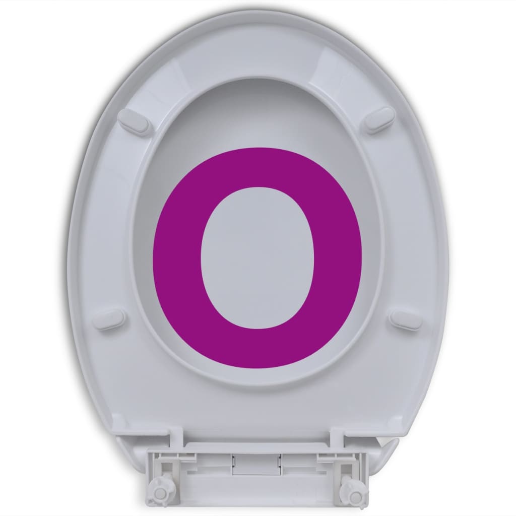 Abattant WC à fermeture en douceur Libération rapide Blanc