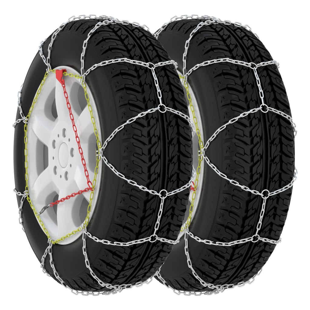 Car Tyre Snow Chains 2 pcs 9 mm KN100