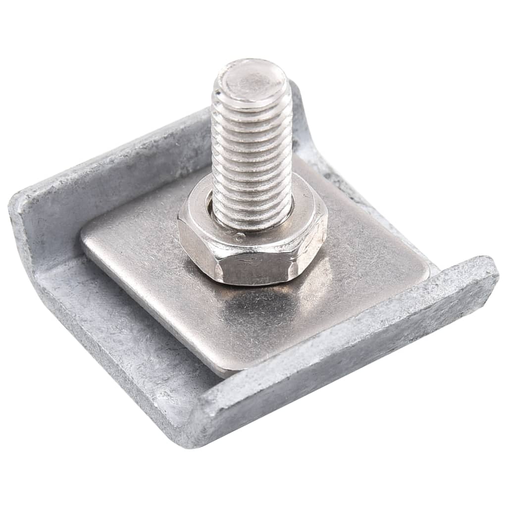 Grid Mat Connector 25 Sets Silver