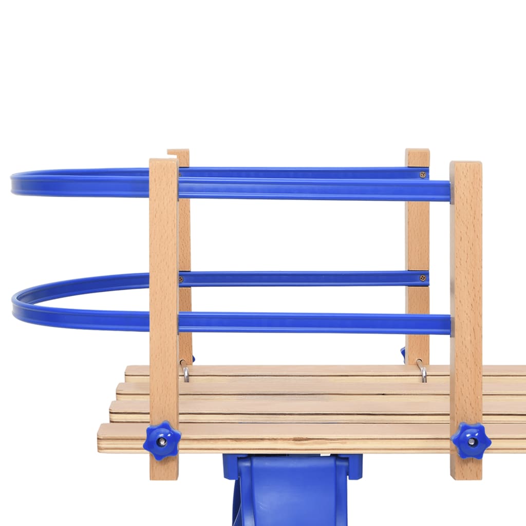 Backrest for Sledge Blue Plywood