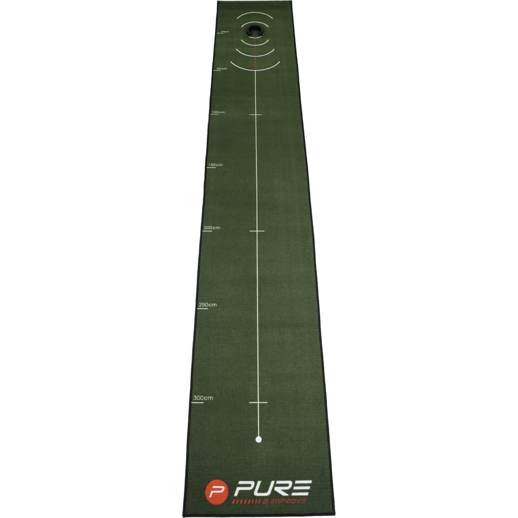 Pure2Improve Golf Putting Mat 400x66 cm