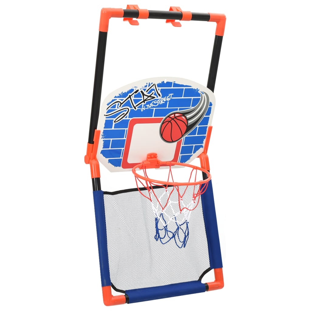 Ensemble basket multifonctionnel de porte et mur pour enfants