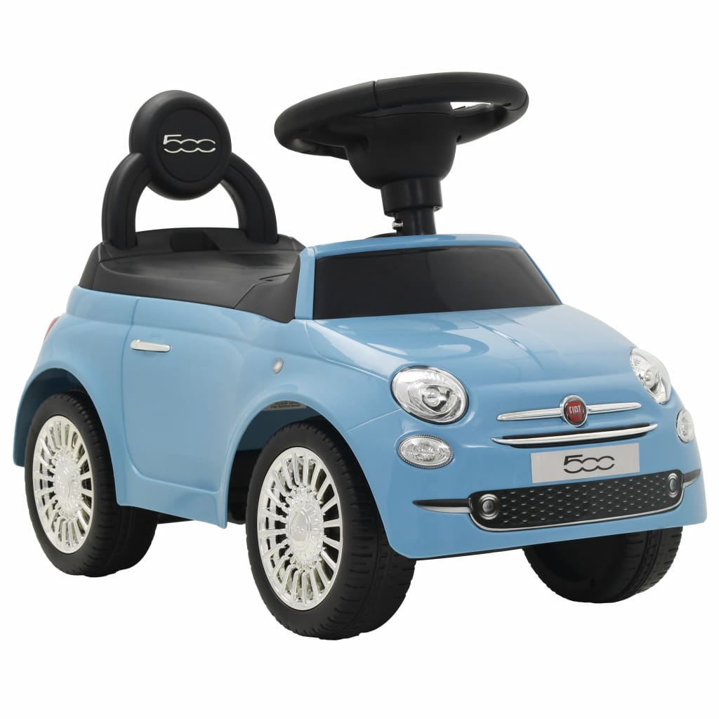 Kinder-Aufsitzauto Fiat 500 Blau 