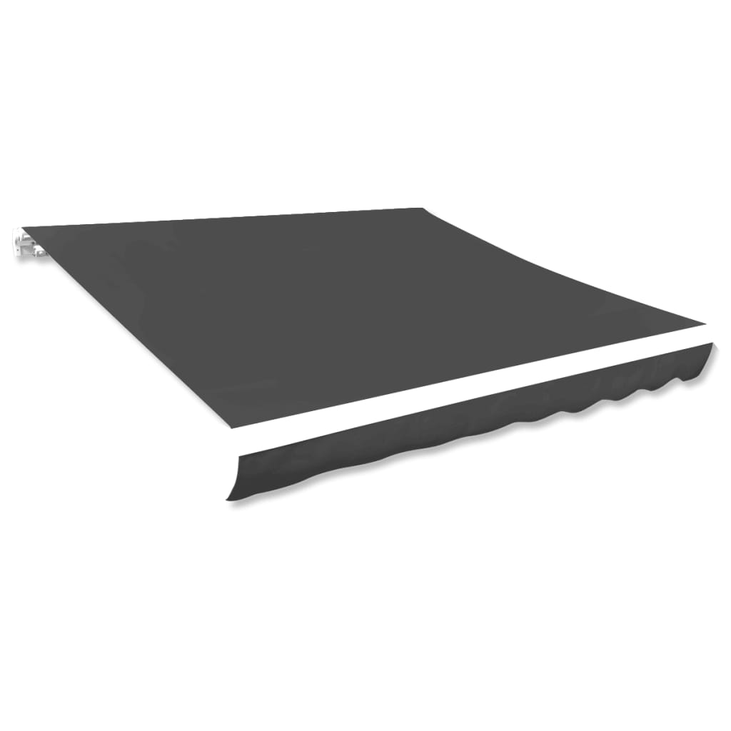Awning Top Sunshade Canvas Anthracite 500x300 cm