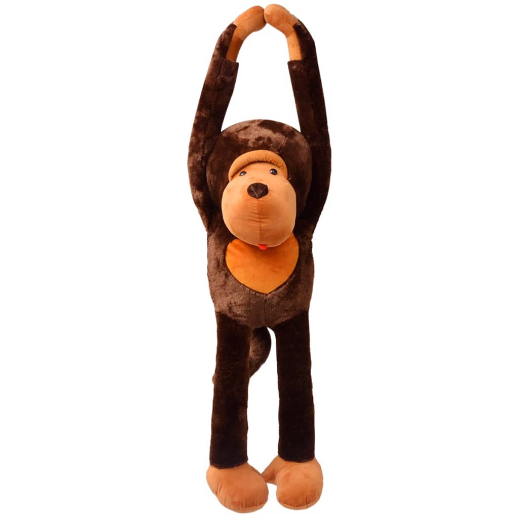 Affe Plüschtier Spielzeug Plüsch Braun 100 cm 