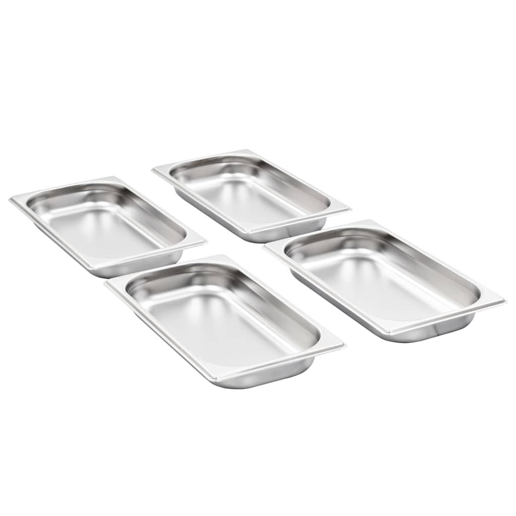 Gastronorm Containers 12 pcs GN 1/3 40 mm Stainless Steel