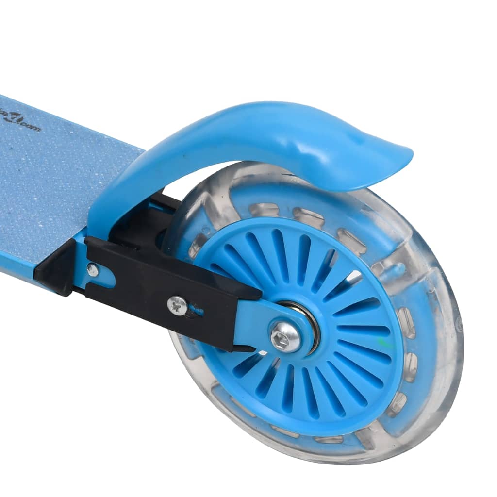 2-Rad-Kinderroller mit Verstellbarem Aluminium-Lenker Blau