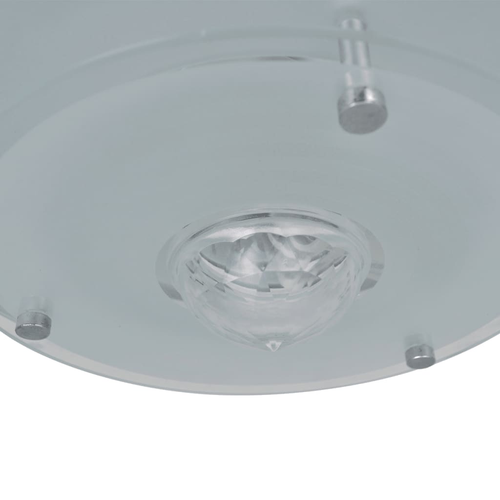 Ceiling Lamp Glass Round 1 x E27 Crystal