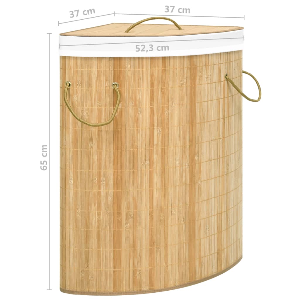 Bamboo Corner Laundry Basket 60 L