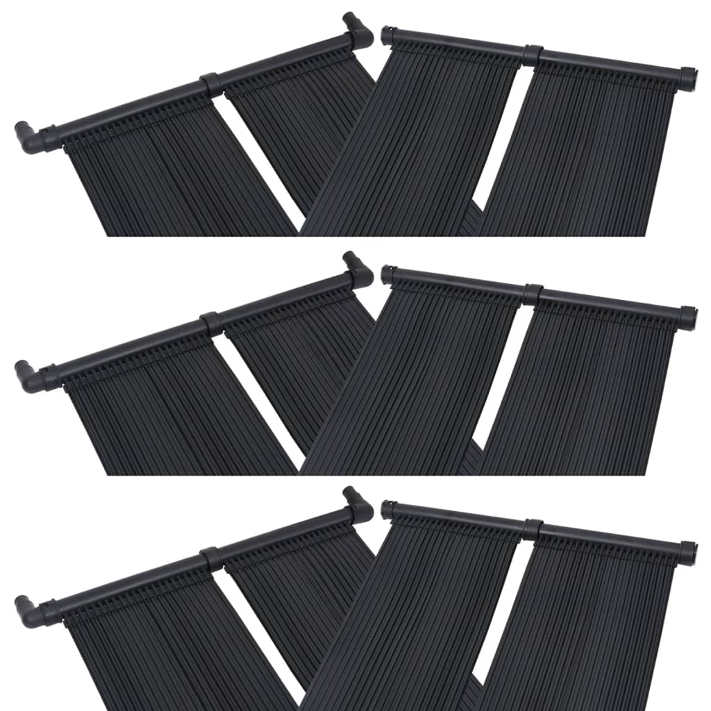 Solar-Panel für Poolheizung 6 Stk. 80x310 cm