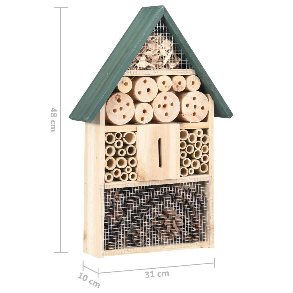 Insect Hotel 31x10x48 cm Firwood