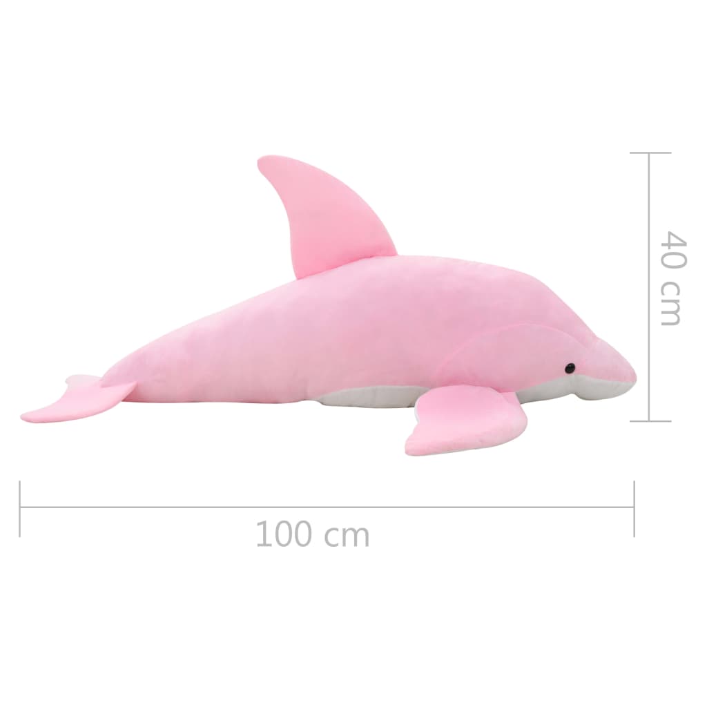Dolphin Cuddly Toy Plush Pink