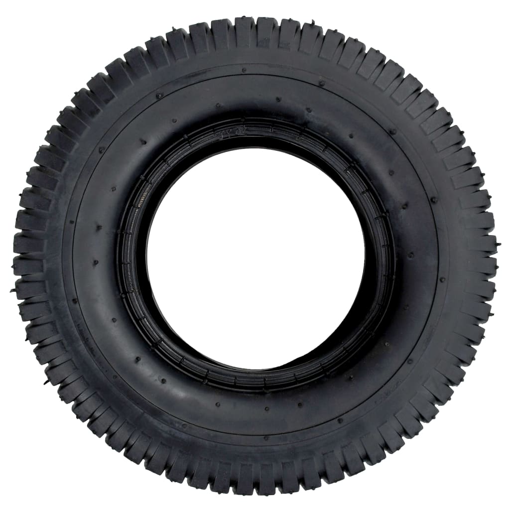 Wheelbarrow Tyres 2 pcs 13x5.00-6 4PR Rubber