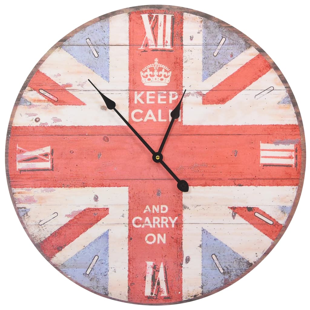 Vintage Wall Clock UK 60 cm