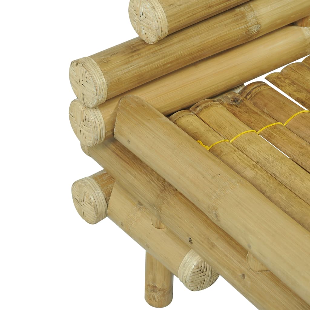 Bed Frame Bamboo 140x200 cm