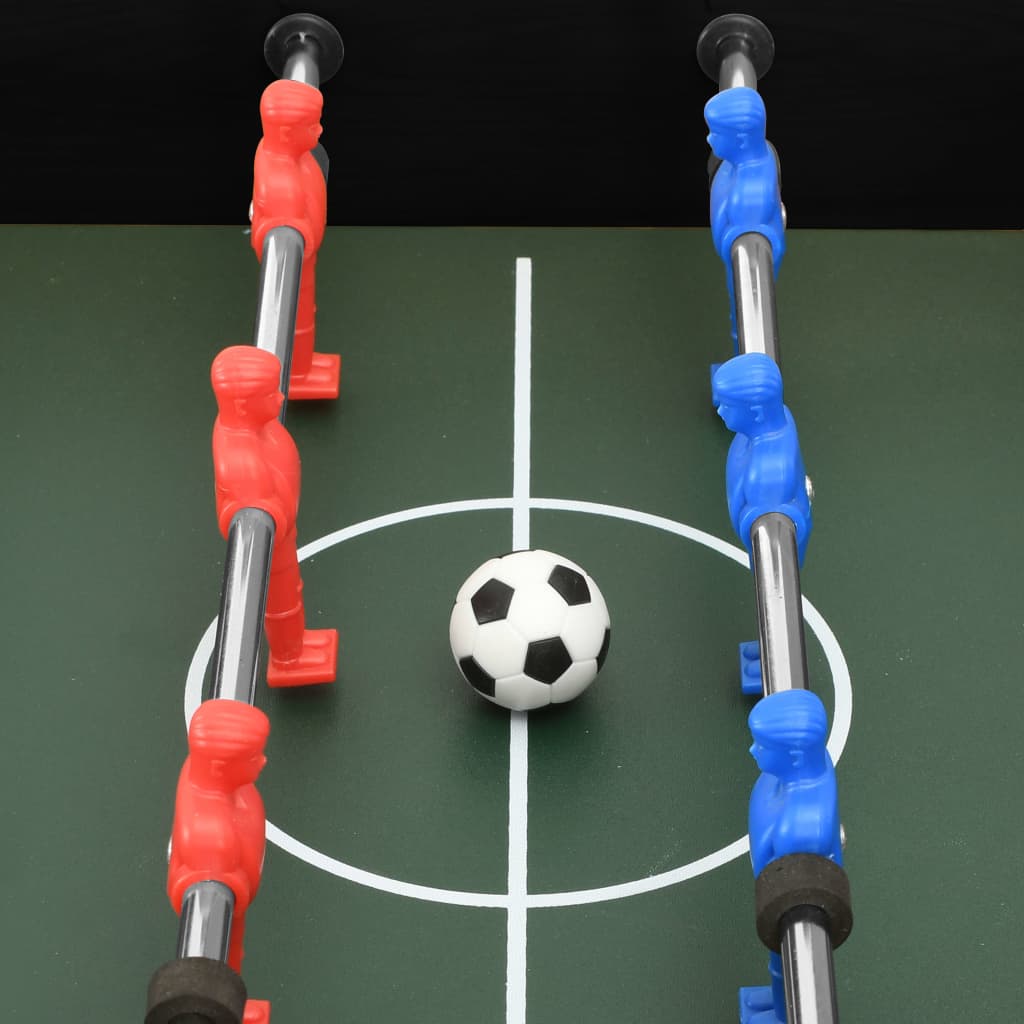 Mini Soccer Table 69x37x62 cm Black