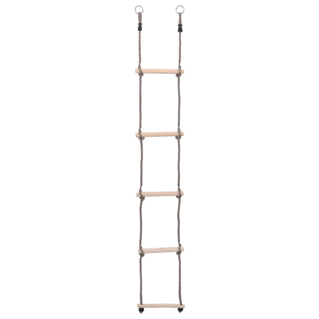 5-Step Ladder 210 cm Solid Pinewood