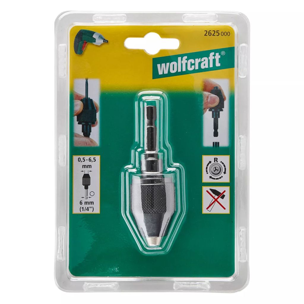 wolfcraft Schnellspannbohrfutter Metall 2625000