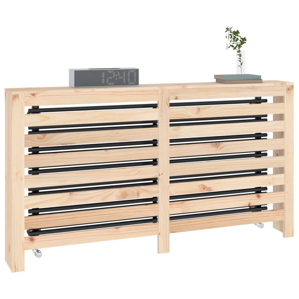 Radiator Cover 153x19x84 cm Solid Wood Pine