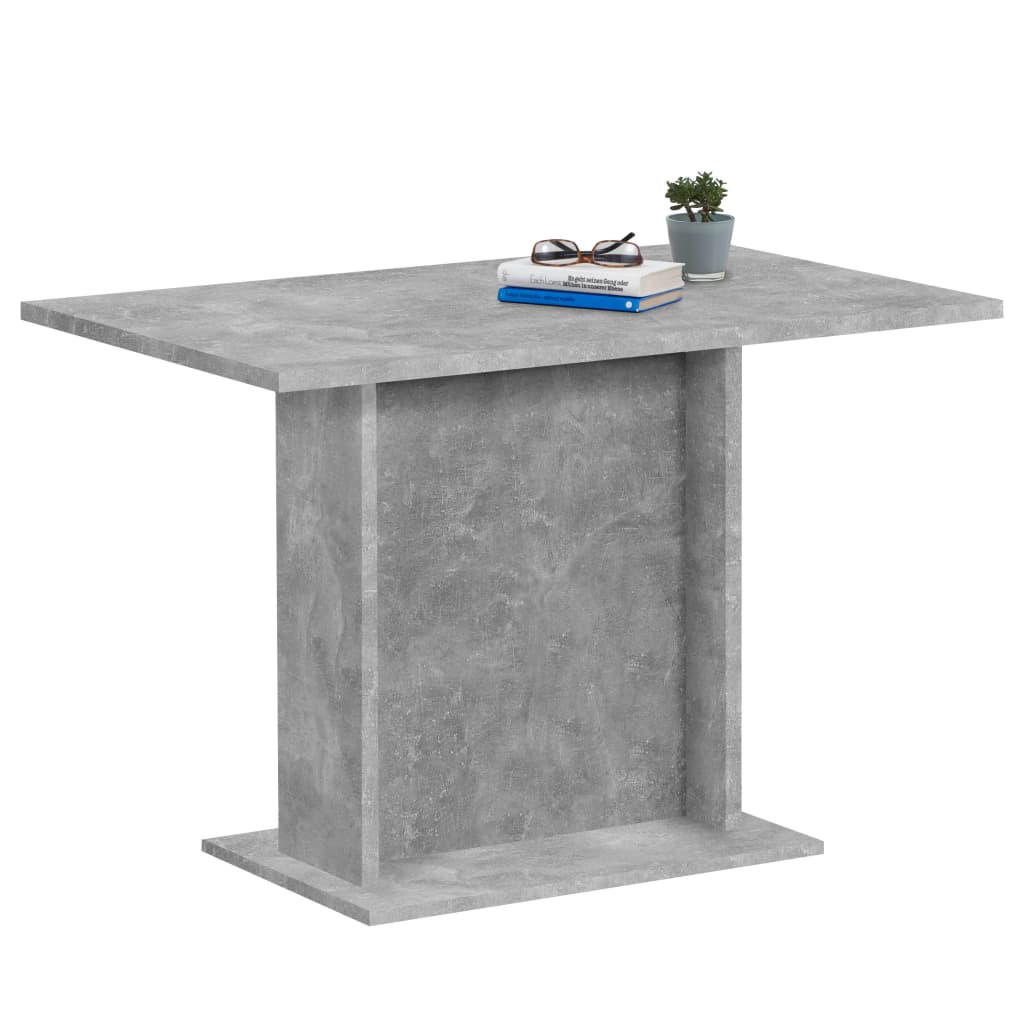 426361 FMD Dining Table 110cm Concrete Grey