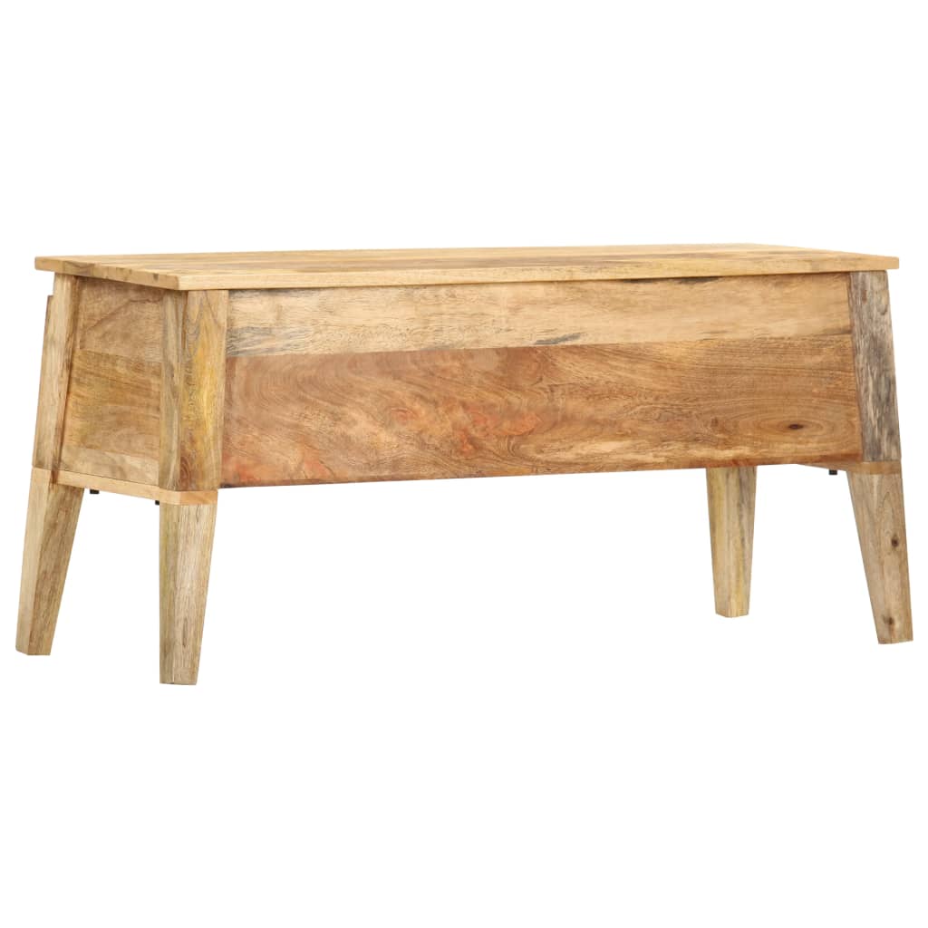 Boîte de rangement 99x35x48 cm Bois de manguier solide