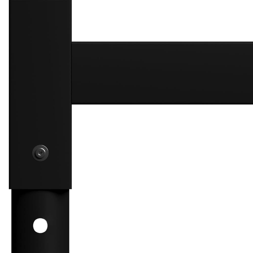 Cadres d'établi réglables 2 pcs Métal 85x(69-95,5) cm Noir