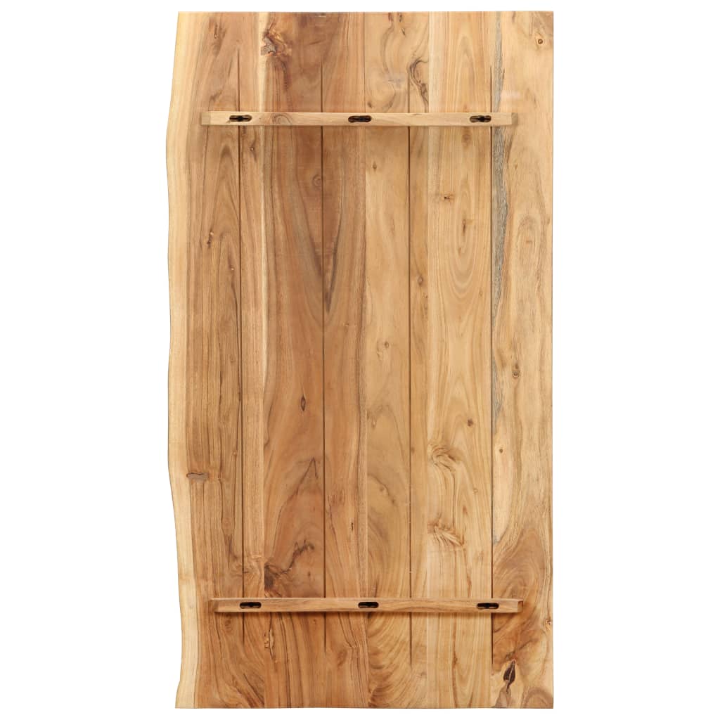 Badezimmer-Waschtischplatte Massivholz Akazie 100x52x2,5 cm