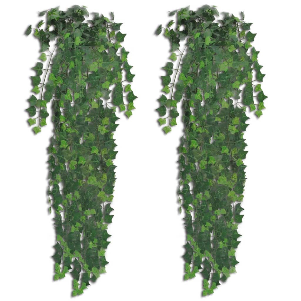 Buissons artificiels de lierre 4 pcs Vert 90 cm