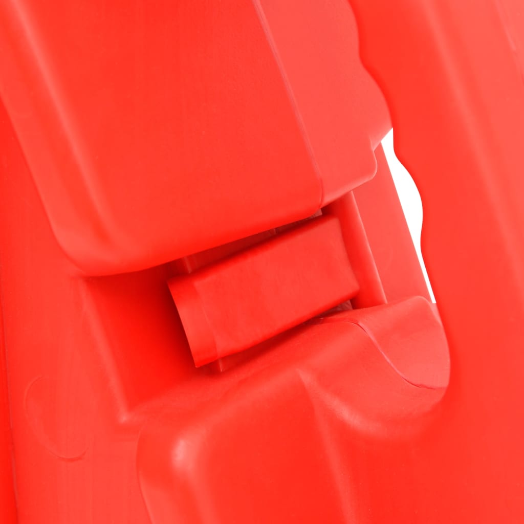 Absperrgitter Faltbar Rot 210x50x105 cm