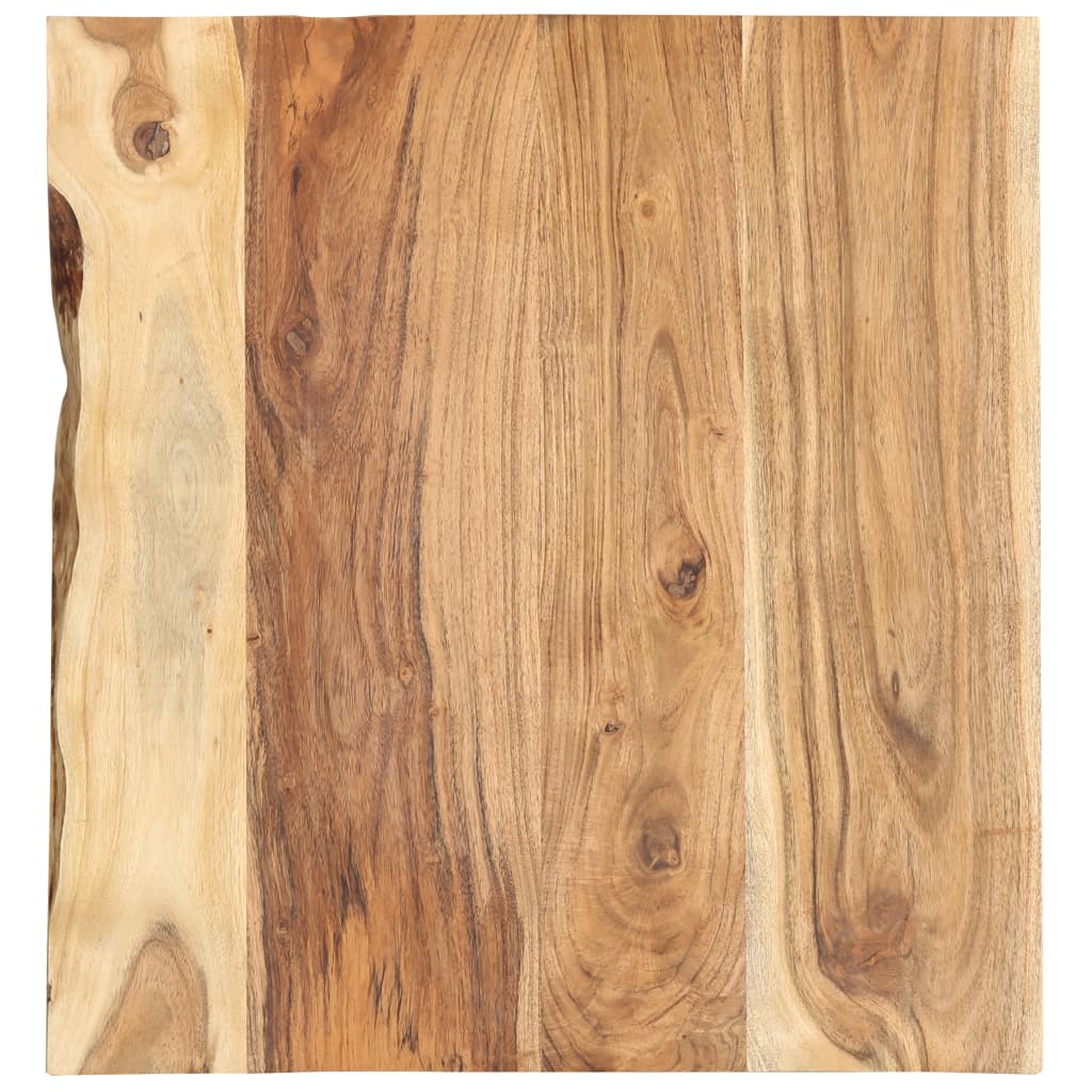 Badezimmer-Waschtischplatte Massivholz Akazie 58x55x2,5 cm