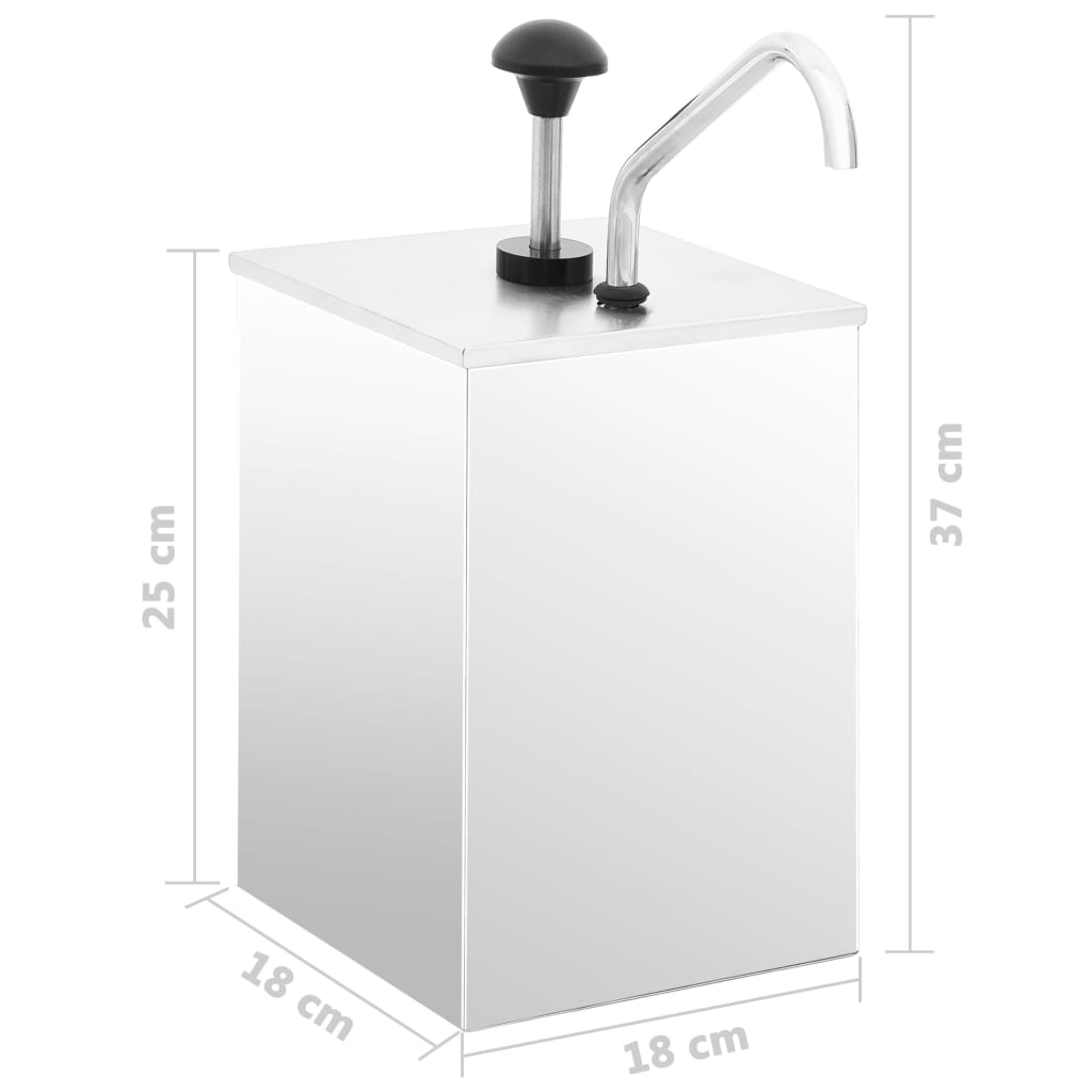 Sauce Dispenser Stainless Steel 3.5 L