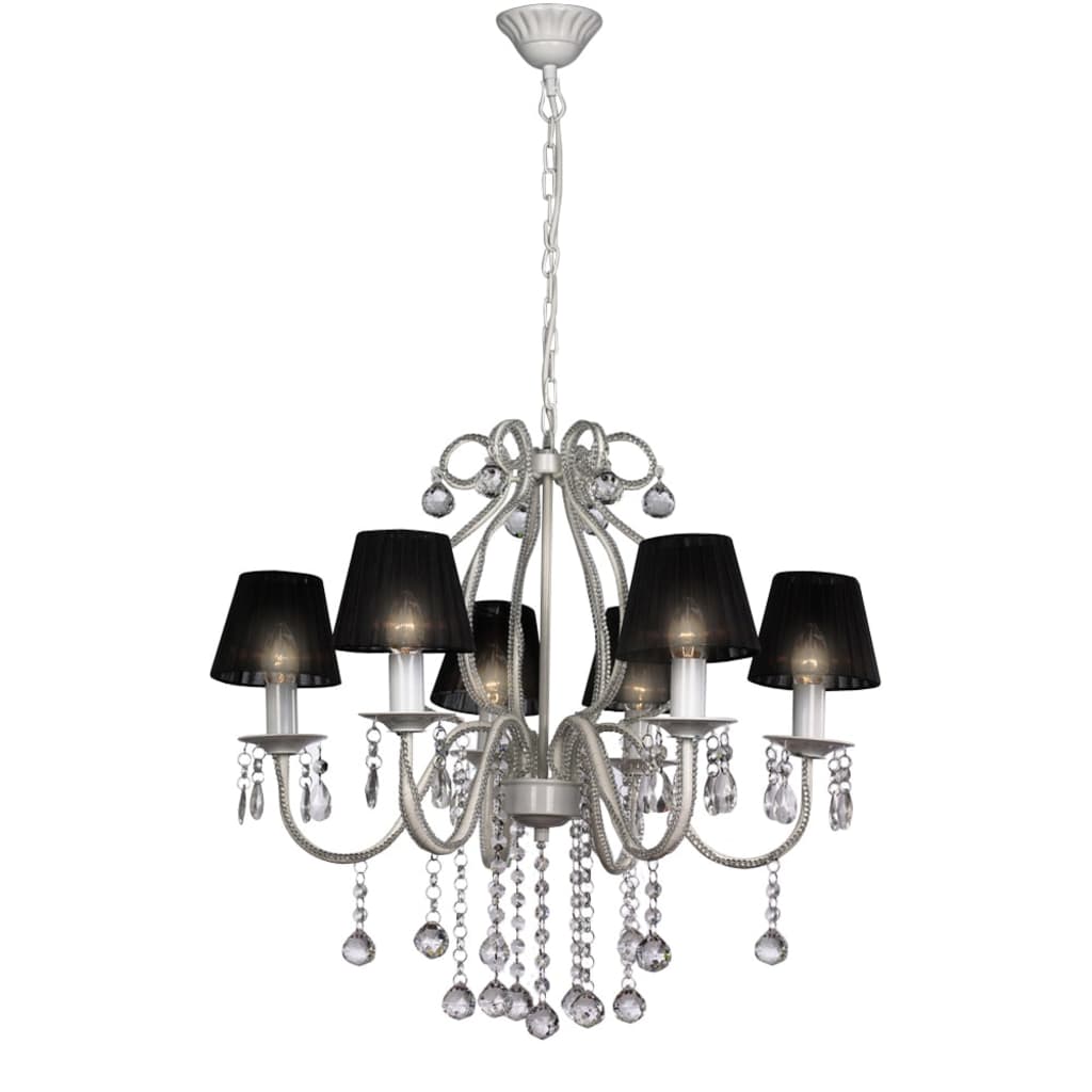 Chandelier with 2300 Crystals Black