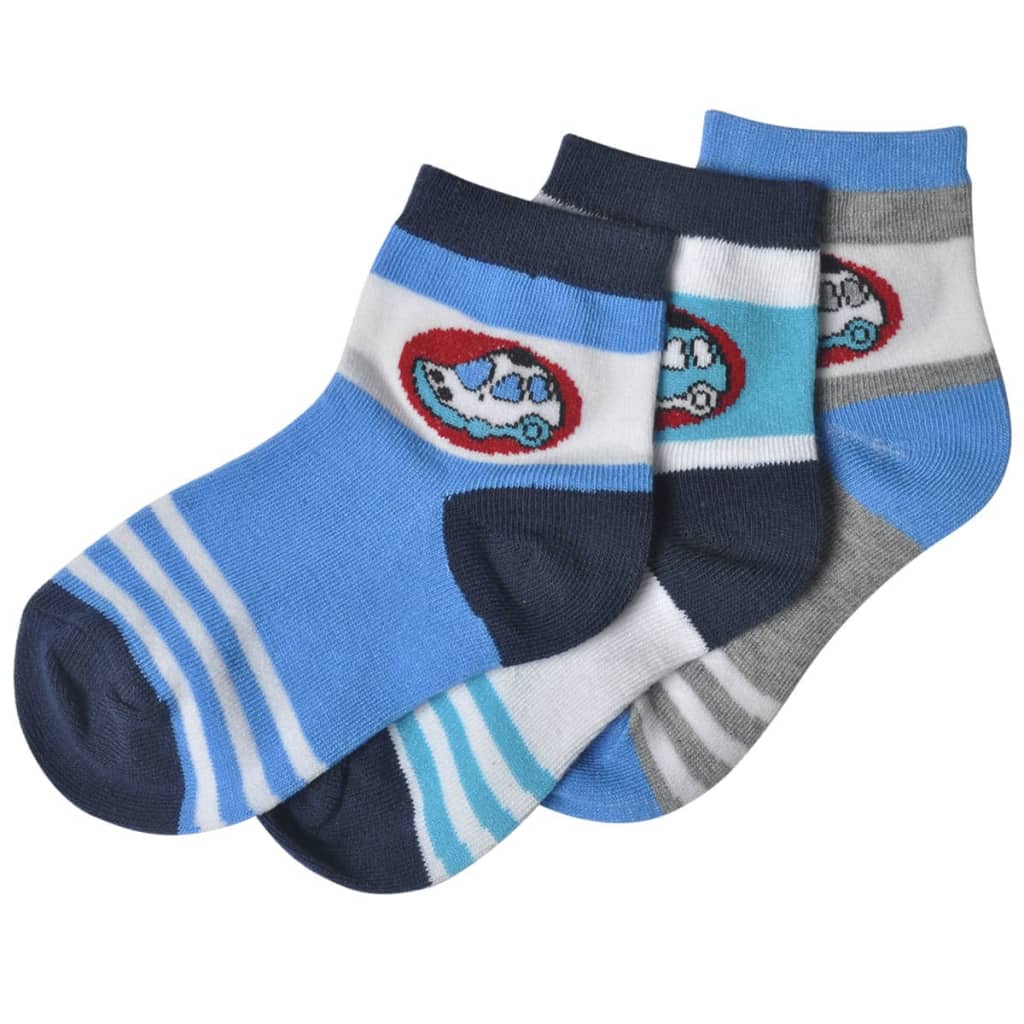 Kids Socks Boy 35-38 Multicolour 24 Pairs