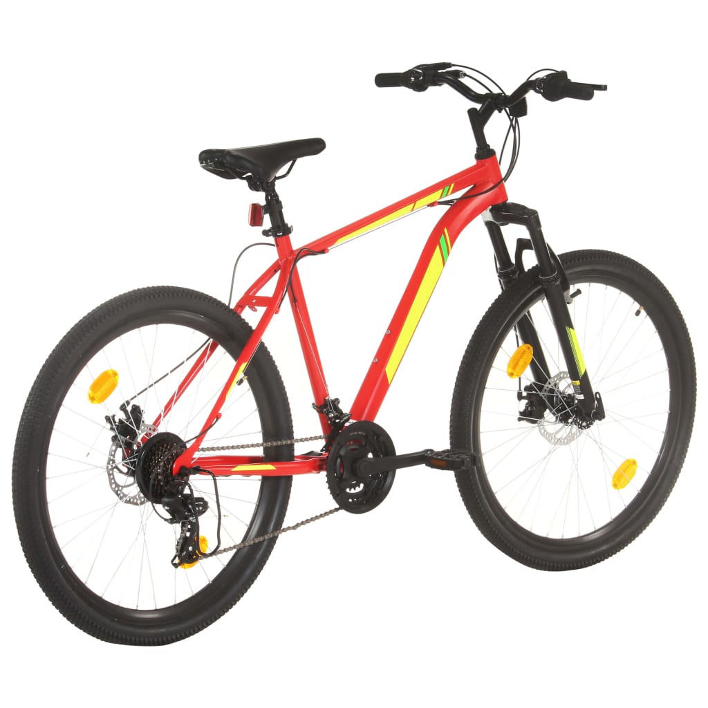 Mountain Bike 21 Speed 27.5 inch Wheel 42 cm Red