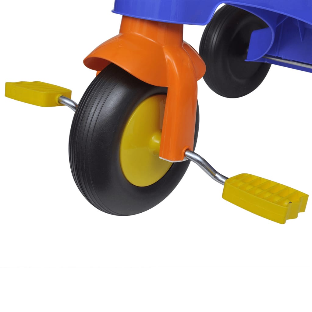 Orange-blue Children's Smart Tricycle