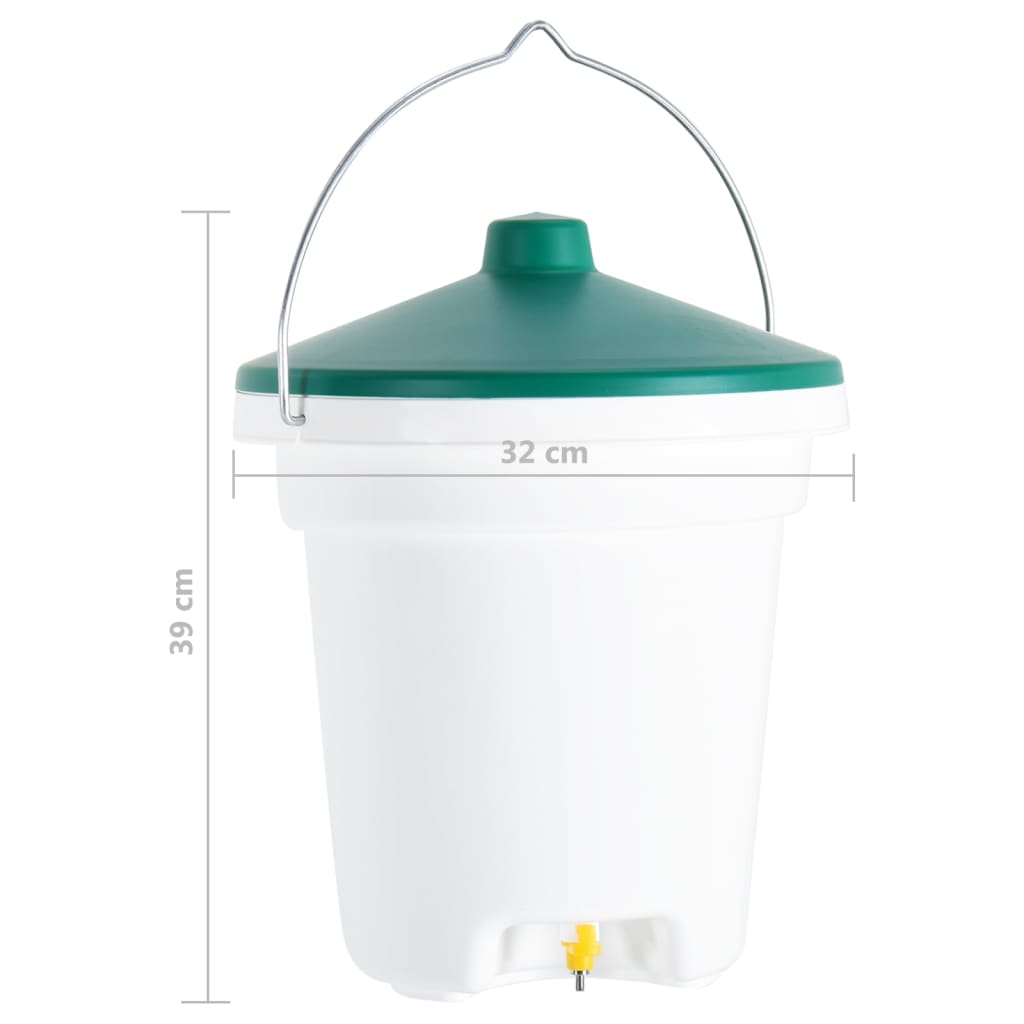 Poultry Drinker with Nipples 12 L