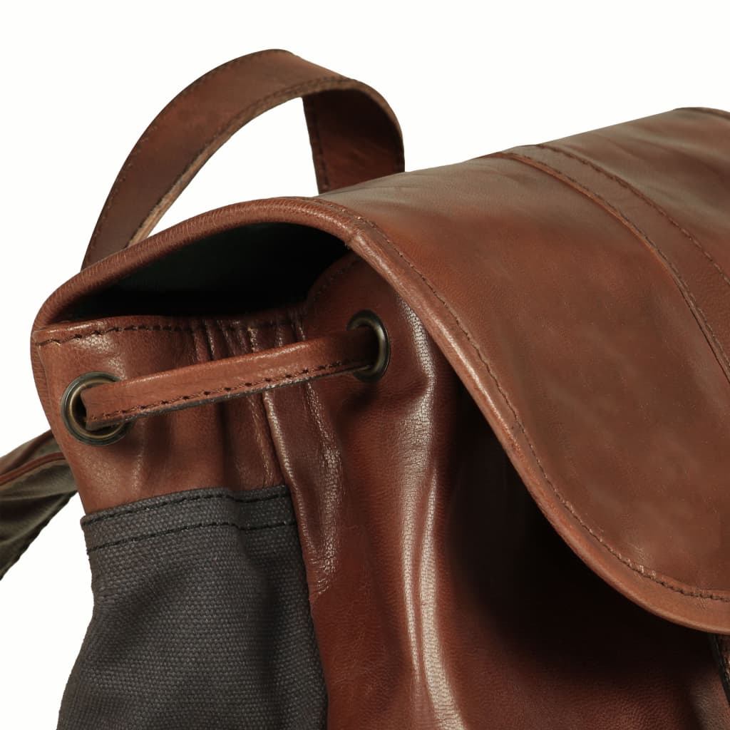 Backpack Real Leather Brown