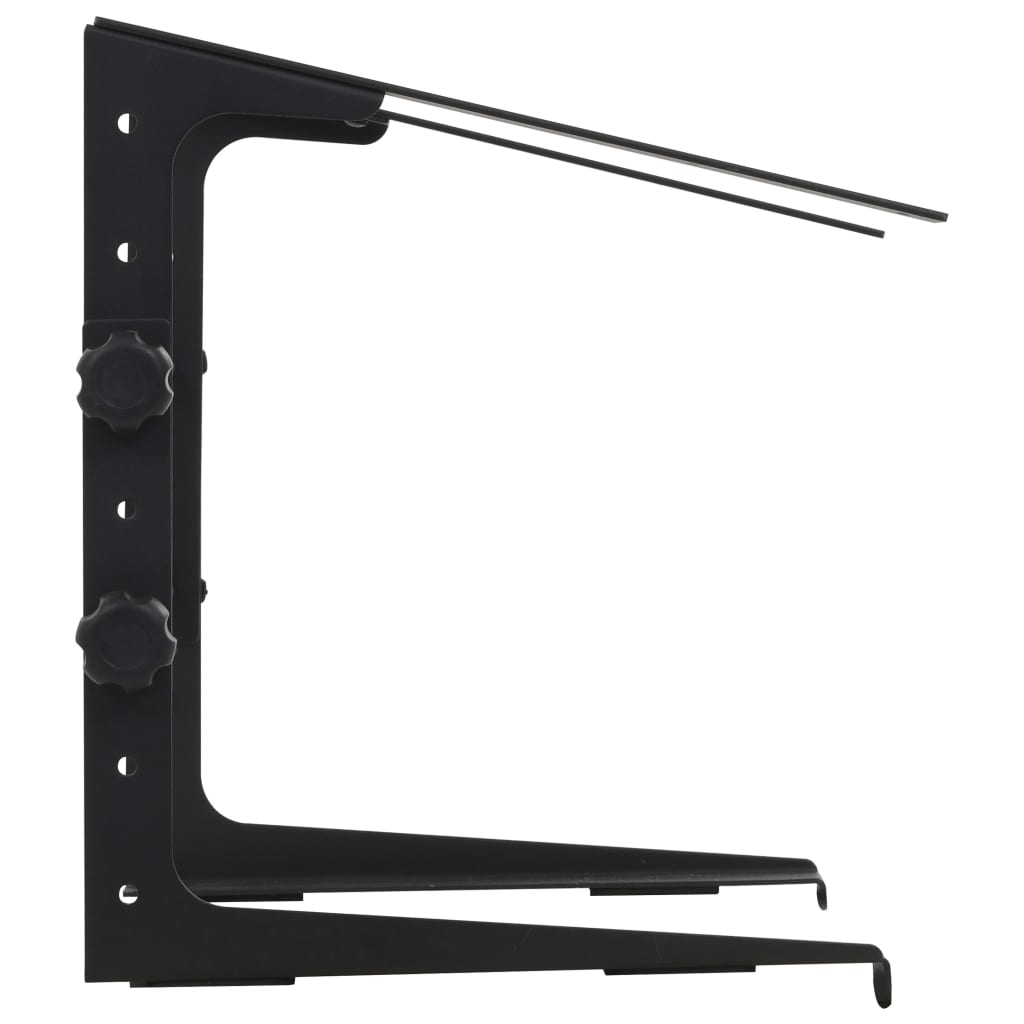 Laptop Stand Black 30.5x28x(24.5-37.5) cm Steel