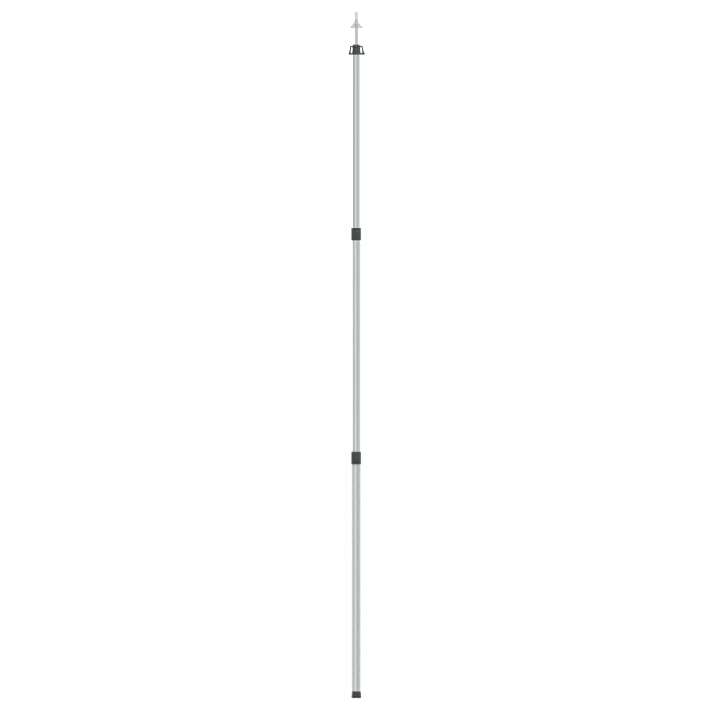 Telescopic Tarp Pole with Length of 102-260 cm Aluminum