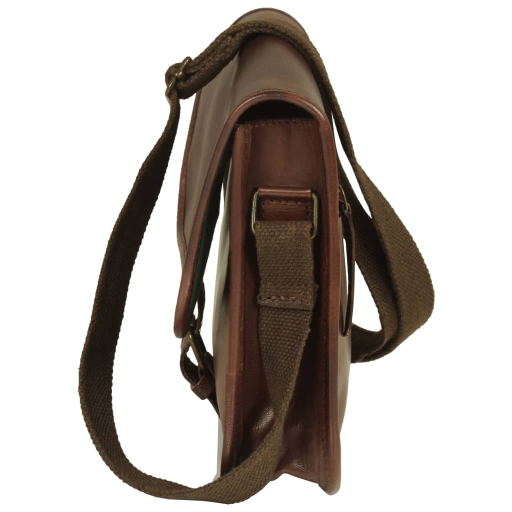 Ladies' Satchel Bag Real Leather Brown