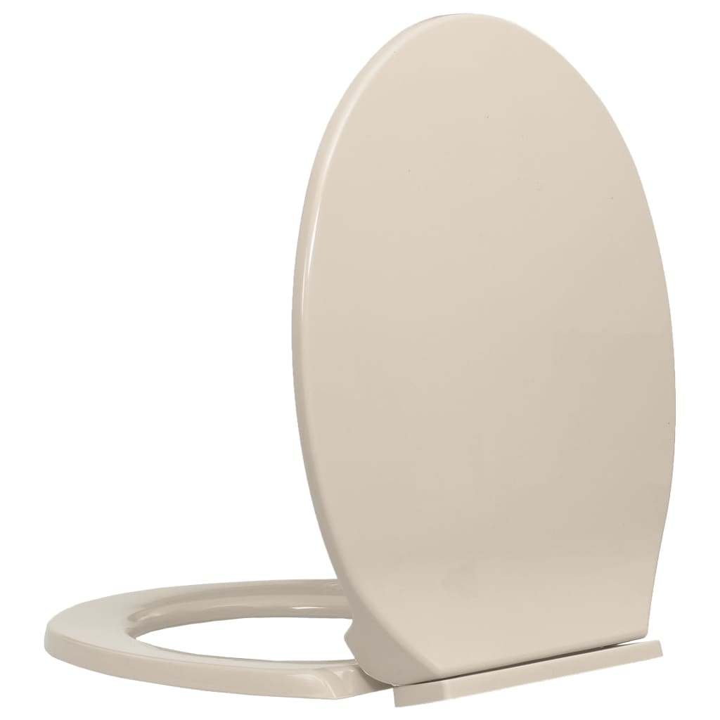 Soft-Close Toilet Seat Apricot Oval