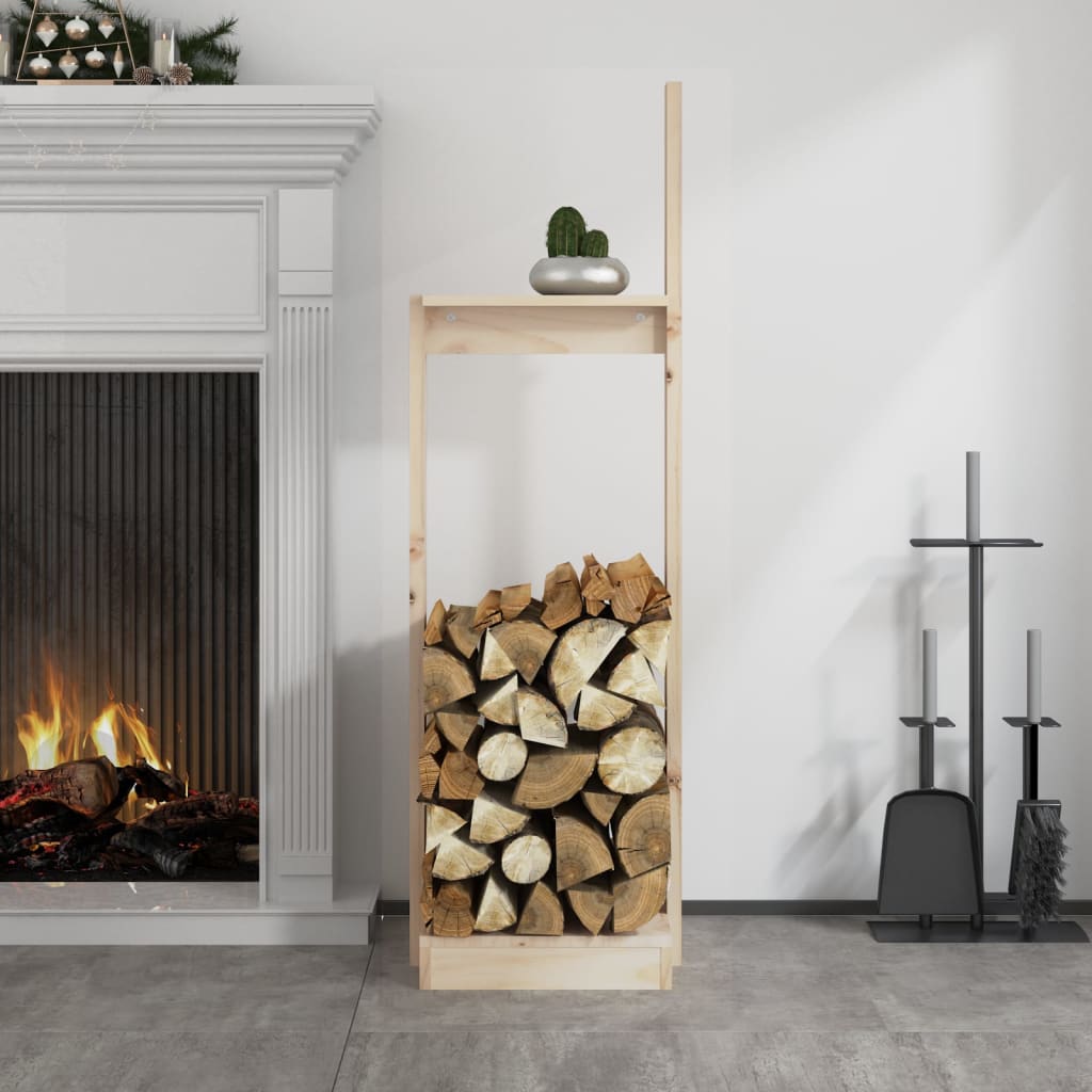 Log Holder 33.5x30x110 cm Solid Wood Pine