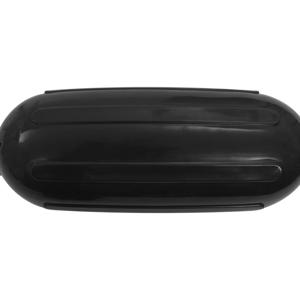 Boat Fenders 4 pcs Black 58.5x16.5 cm PVC