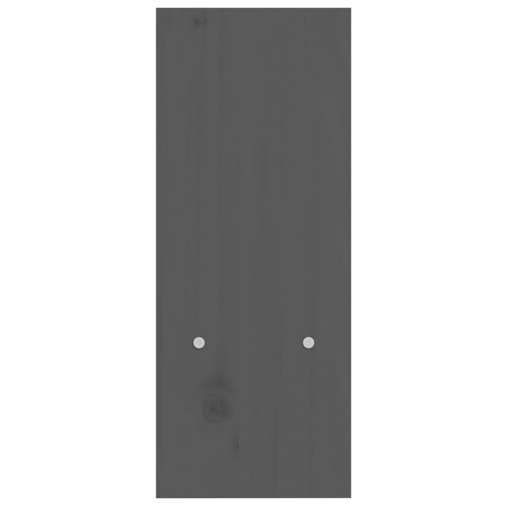 Monitorständer Grau (39-72)x17x43 cm Massivholz Kiefer