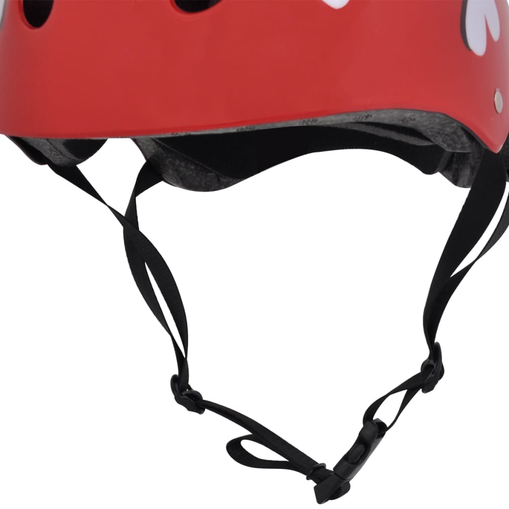 Casque pour vélo BMX Crâne rouge L 58 - 61 cm
