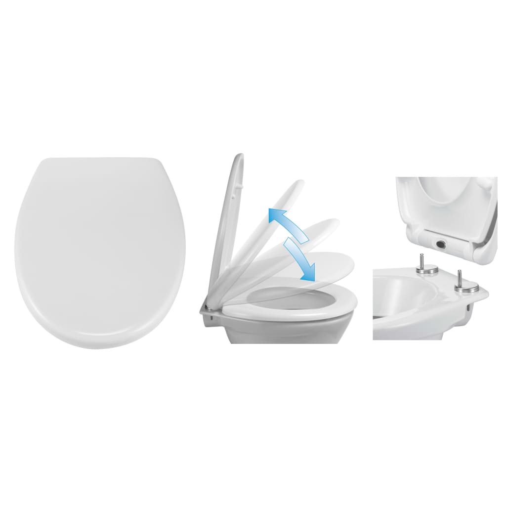 HI Toilet Seat with Quick Release and Soft-close