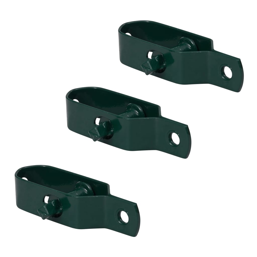Fence Wire Tensioners 3 pcs 100 mm Steel Green