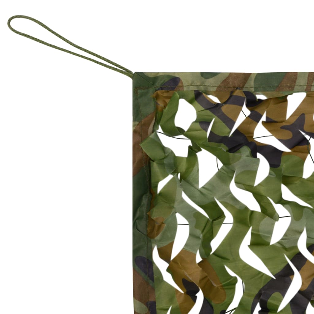 Filet de camouflage avec sac de rangement 2x8 m Vert